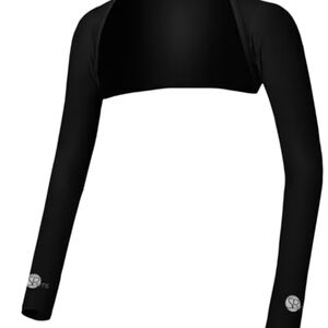 SParms UPF 50+ Shoulder Wrap Sun Protection Cooling Sleeves Black M Unisex